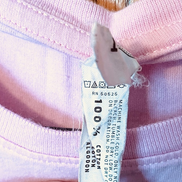 MERLE NORMAN WOMEN’S PINK SHORT SLEEVE T-SHIRT RHINESTONE LOGO SIZE XL? - Picture 3 of 4